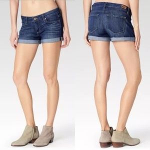 Paige Jimmy Jimmy Rolled Cuff Denim Shorts Roscoe